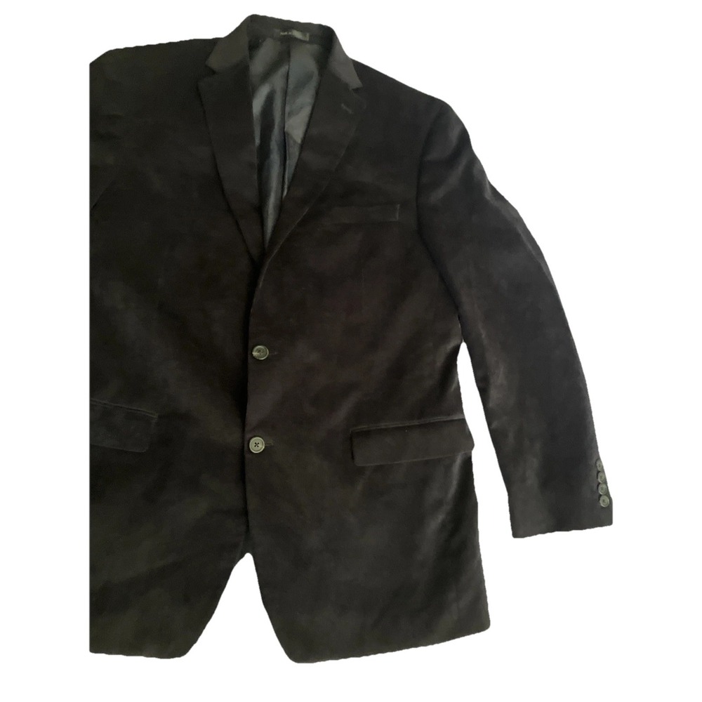 Chaps‎ Sport Jacket Men's Black Cordoroy Sport Jacket 44L Blazer